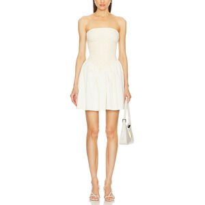 Lpa 'Stacci' White Cotton Mini Dress Size XS